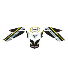 GP Kompozit Yamaha MT-09 2013-2016 Uyumlu Tank Pad Seti Sarı