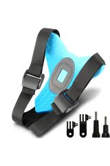 5 Parça Aksiyon Kamera Tutucu Jaw Mount Motor Kask Çene Tutma Aparatı Mavi