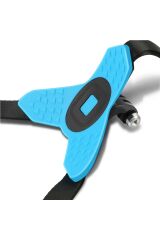 5 Parça Aksiyon Kamera Tutucu Jaw Mount Motor Kask Çene Tutma Aparatı Mavi