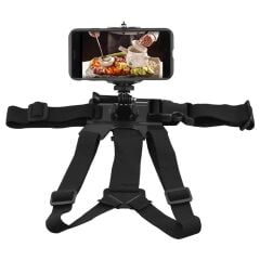 Cep Telefonu Uyumlu Göğüs Kemeri Vlog Video Çekim Seti Phone Holder Chest Body Strap