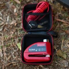 KNMASTER DL506A 6mm Alarmlı Disk Kilidi | KIRMIZI