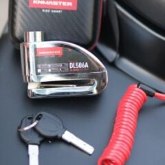 KNMASTER DL506A 6mm Alarmlı Disk Kilidi | SİLVER