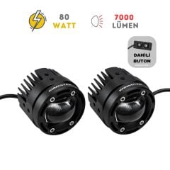 KNMASTER SEYON 80W Motosiklet LED Sis Farı