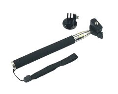 Tüm Aksiyon Kameralara Uyumlu Metal Monopod + Tripod Adaptörü