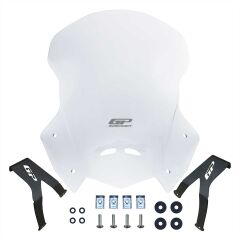 GP Kompozit Honda CRF250L / CRF300L 2023-2024 Uyumlu Ön Cam Şeffaf