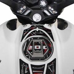 GP Kompozit Bajaj Pulsar NS 200 2011-2024 Uyumlu Tank Pad Seti Mavi