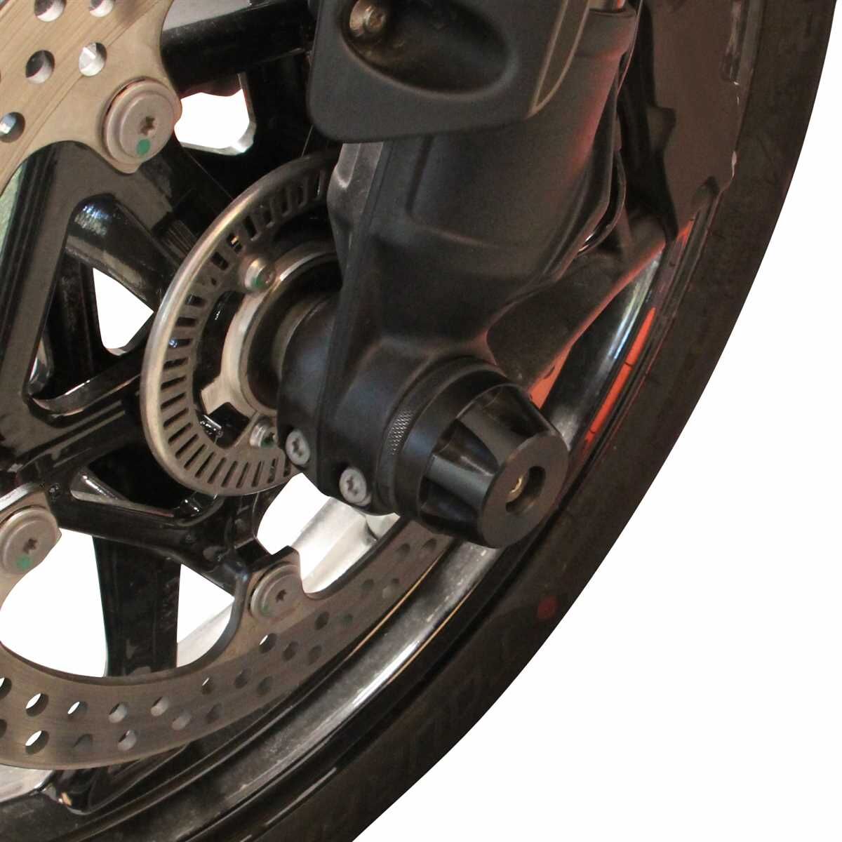 GP Kompozit BMW R 1300 GS 2024 Uyumlu Ön Aks Koruma Takozu Siyah