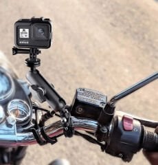 Motosiklet Bisiklet Gidona Monte Ayarlanabilir Kamera Tutucu Aparat