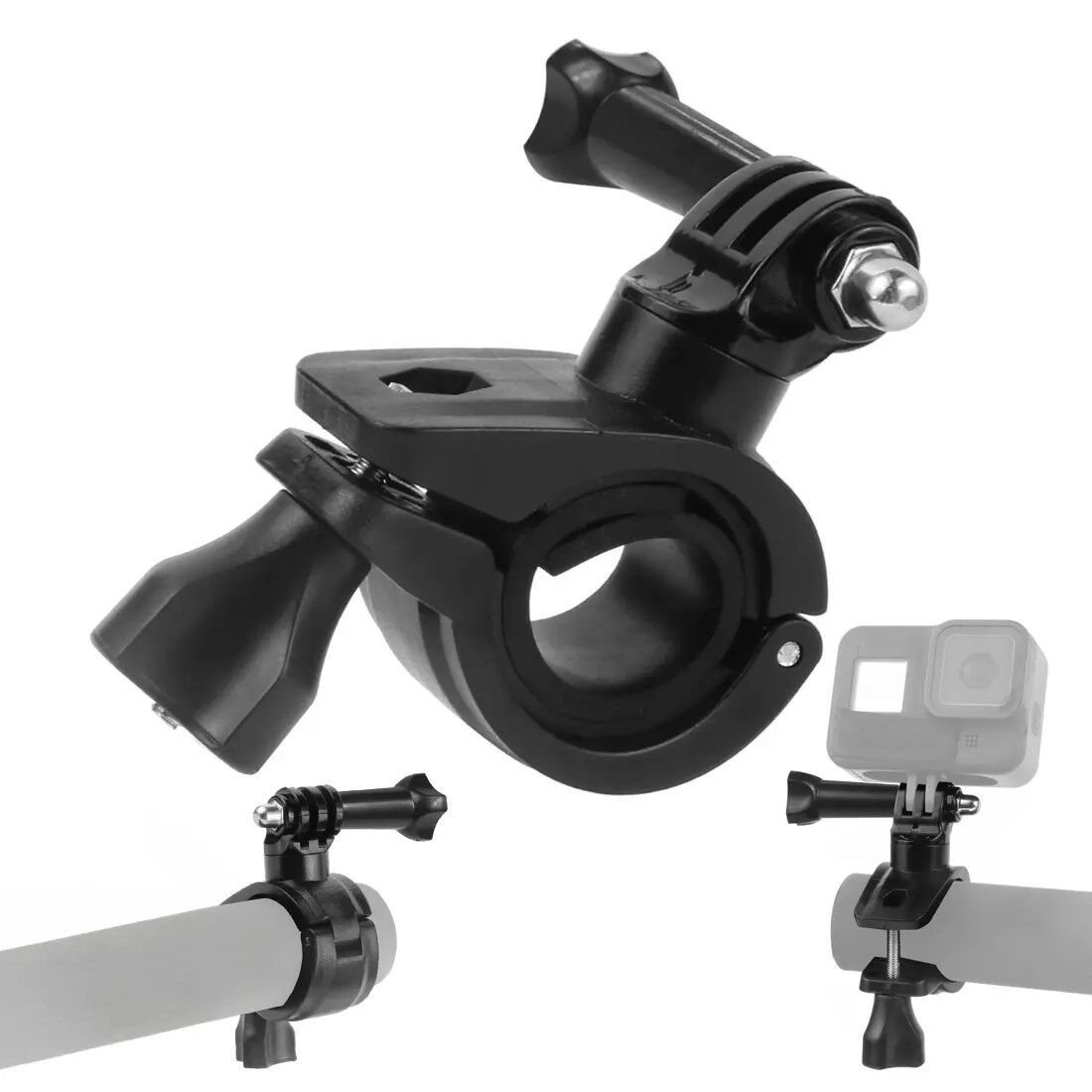 Tüm Aksiyon Kameralara Uyumlu Gidon Aparatı Tripod Adaptörü