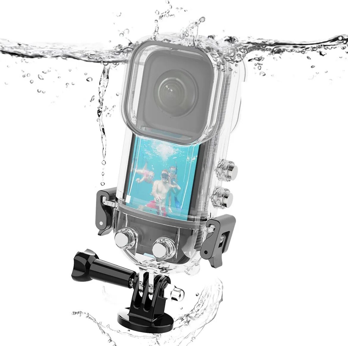 Insta360 X3 Uyumlu 40m Su Geçirmez Kılıf Housing