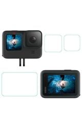 Gopro Hero 9 / 10 / 11 / 12 Uyumlu Ekran Ve Lens Koruyucu Film