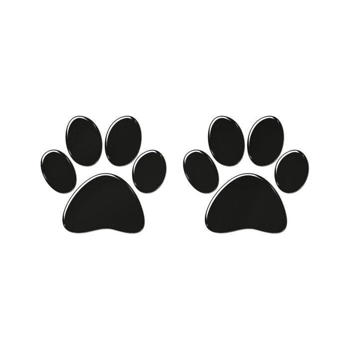 Köpek Patisi 3D Sticker 2 Adet