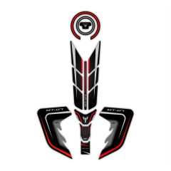 GP Kompozit Yamaha MT-07 2018-2020 Uyumlu Tank Pad Seti Kırmızı