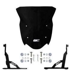 GP Kompozit TVS Apache RTR 200 2024 Uyumlu Ön Cam Siyah