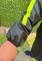 Motorcu Yağmurluğu - Esnek Kalın Kumaş - Rüzgar ve Su Geçirmez -Alt Üst Takım - Motosiklet Yağmurluk