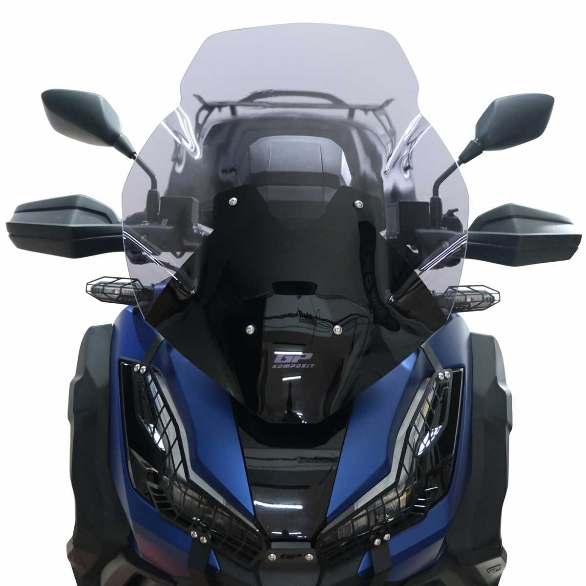 GP Kompozit Honda ADV 350 2023-2025 Uyumlu Baskılı Ön Cam Şeffaf
