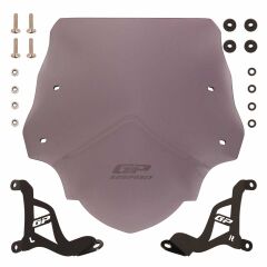 GP Kompozit Aprilia SR 125 / 160 2024 Uyumlu Kısa Ön Cam Füme