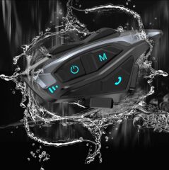 8 Kişilik Motosiklet Kask Interkom Bluetooth Intercom Kulaklık Seti Fim08