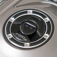 GP Kompozit Triumph Street Triple 765 RS 2023-2024 Uyumlu Tank Pad Seti Siyah-Karbon