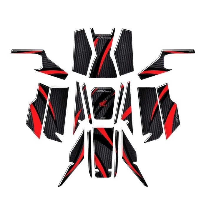 Honda ADV 350 Aesthetic Lines Tank Pad Seti (2022-2026)