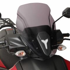 GP Kompozit Yamaha RayZR 2024 Uyumlu Kısa Spor Ön Cam Siyah