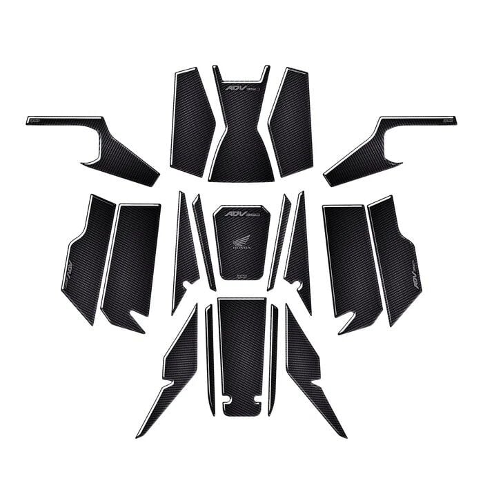 Honda ADV 350 Karbon Zeminli Tank Pad Seti (2022-2026)