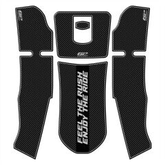 GP Kompozit Kymco Xciting S 400 2021-2022 Uyumlu Tank Pad Karbon