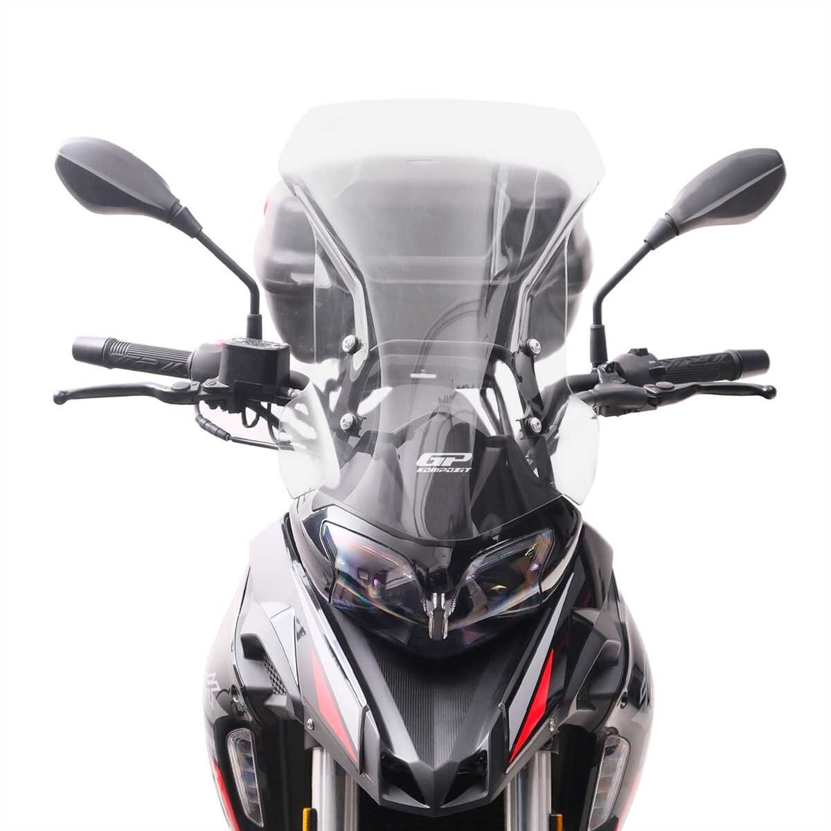 GP Kompozit Benelli TRK 251 2019-2023 Uyumlu Ön Tur Camı Şeffaf