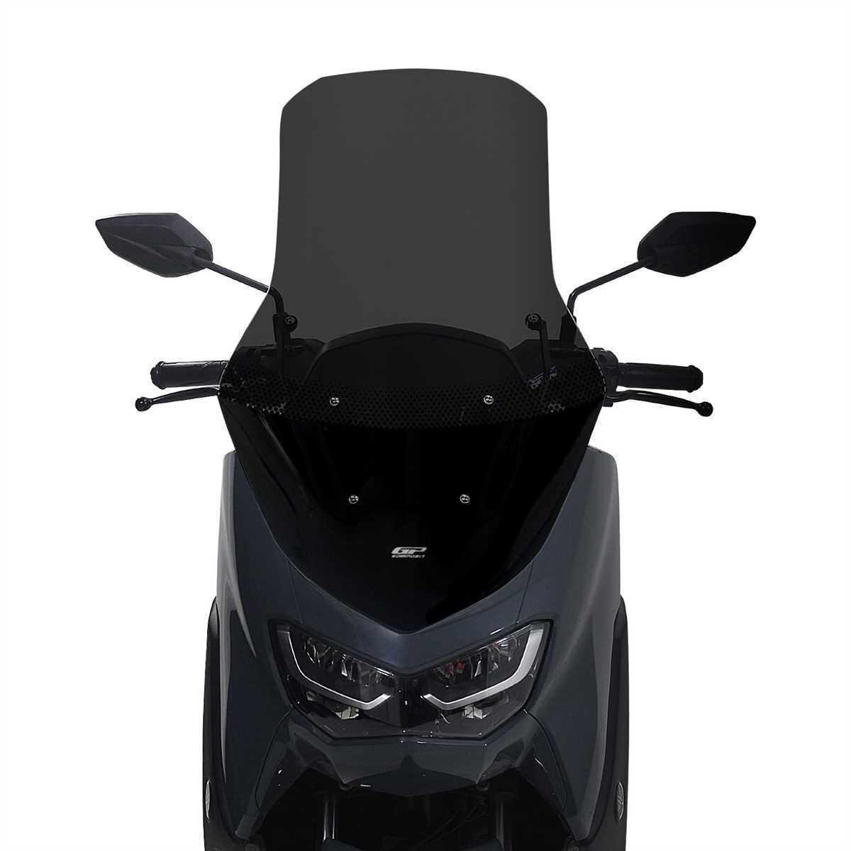 GP Kompozit Yamaha NMAX 125 / 155 2021-2024 Uyumlu Ayaklı Tur Camı Füme
