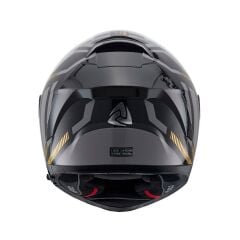 Nukro YM-853 Power Gold Black Kapalı Kask