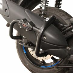 GP Kompozit Yamaha NMAX 125 / 155 2021-2025 Uyumlu Egzoz Koruma Demiri Siyah