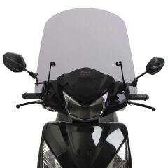 GP Kompozit Honda Activa 2023-2024 Uyumlu Kısa Ön Cam Füme