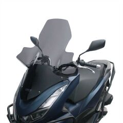 GP Kompozit Honda PCX 125 / 150 2021-2024 Uyumlu Elcikli Ön Cam Füme