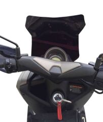 GP Kompozit Yamaha NMAX 125 / 155 2015-2020 Uyumlu Spor Ön Cam Füme