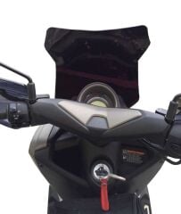 GP Kompozit Yamaha NMAX 125 / 155 2015-2020 Uyumlu Spor Ön Cam Füme