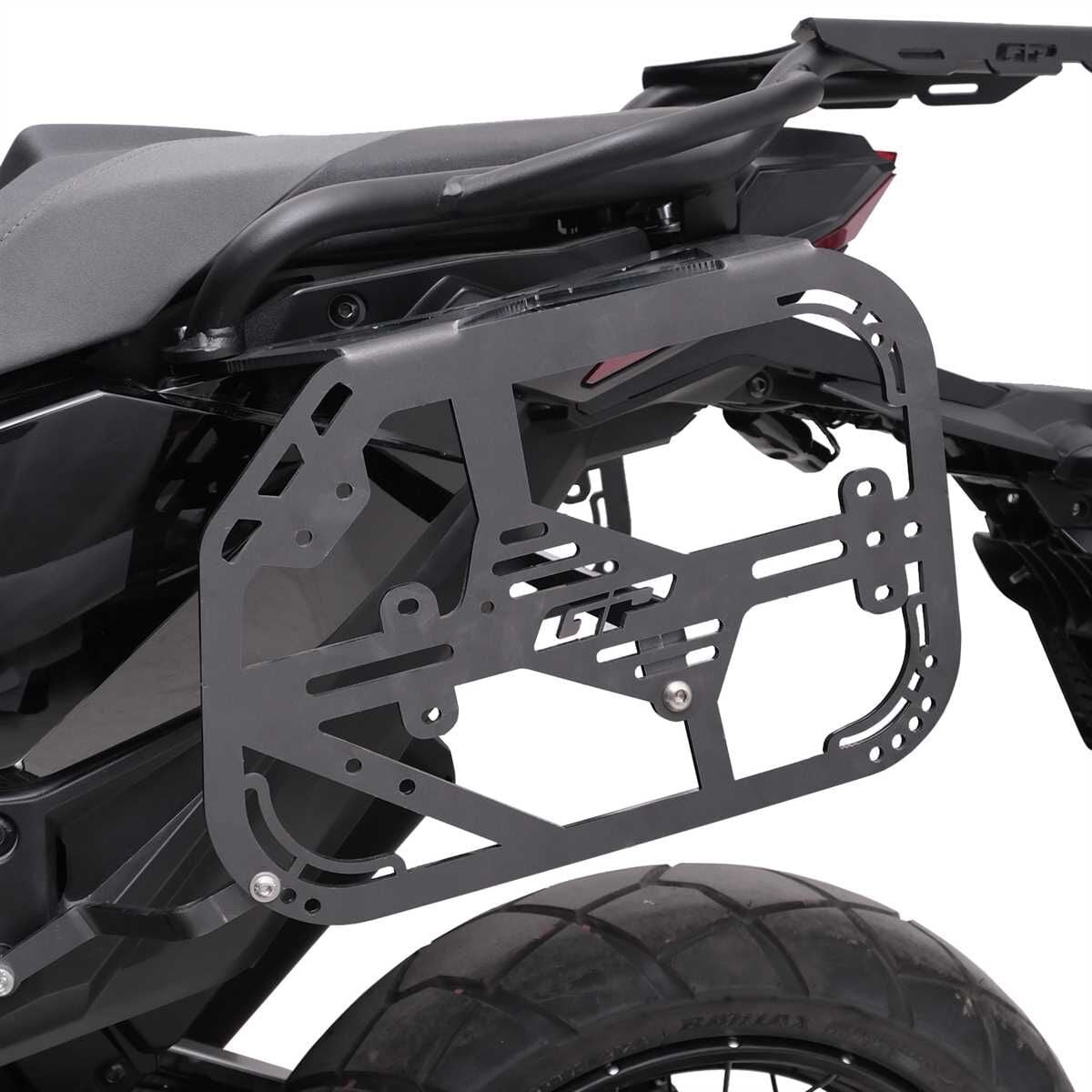 GP Kompozit Honda X-ADV 2025 Uyumlu Yan Çanta Demiri Siyah