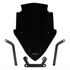 GP Kompozit Bajaj Pulsar NS 200 2011-2024 Uyumlu Ön Cam Siyah