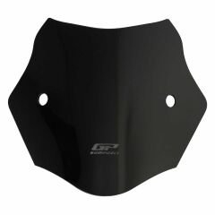 GP Kompozit Mondial 125 Drift L 2011-2023 Uyumlu Kısa Ön Cam Siyah