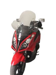 GP Kompozit Kymco Downtown 300i 2010-2015 Uyumlu Ön Cam Füme