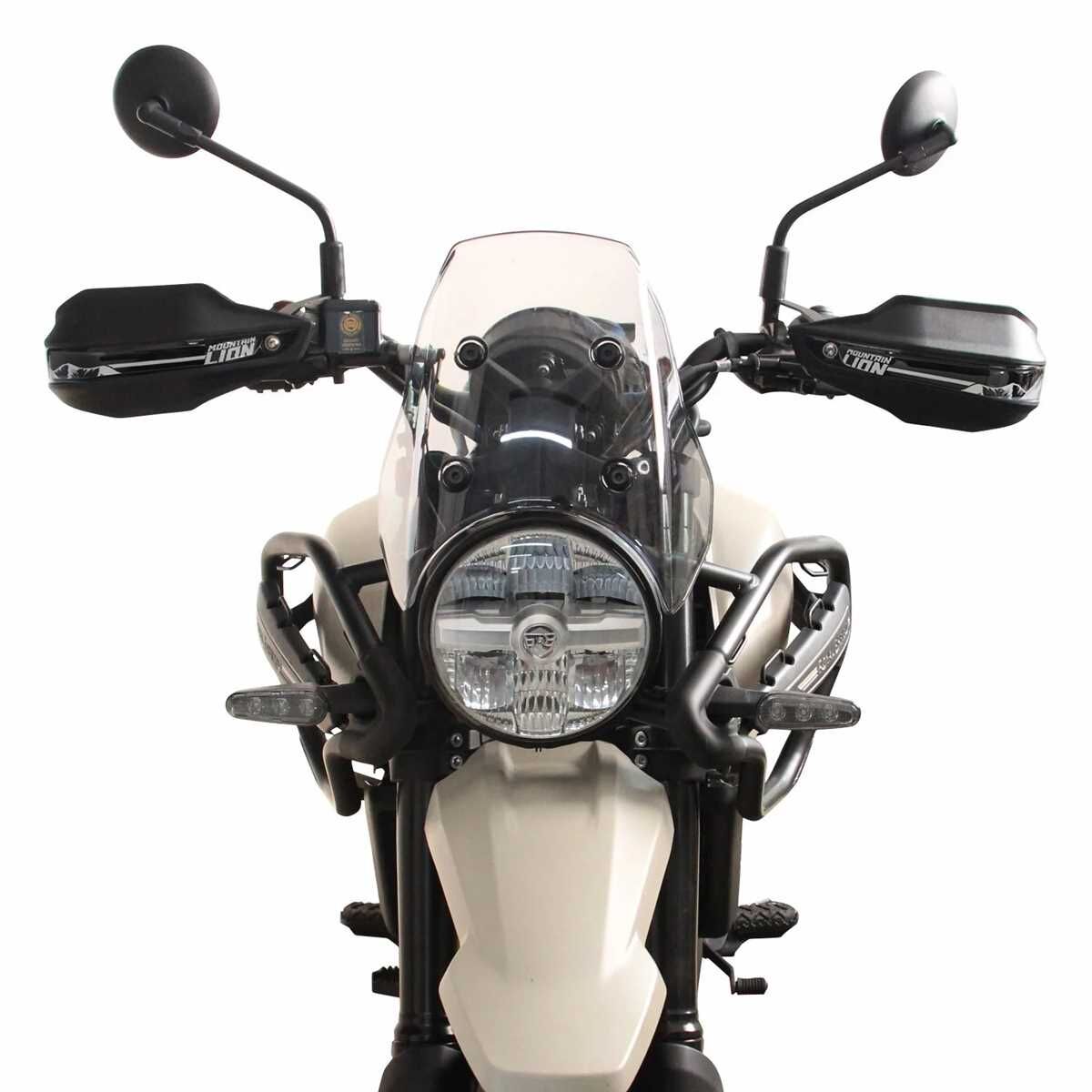 GP Kompozit Royal Enfield Himalayan 2024 Uyumlu Plastik Elcik Koruma Siyah