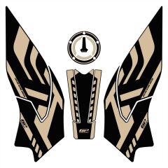 GP Kompozit Benelli TRK 702 X 2024 Uyumlu Tank Pad Seti Siyah-Bej