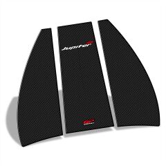 GP Kompozit TVS Jupiter 110/125 2023-2024 Uyumlu Tank Pad Seti Karbon