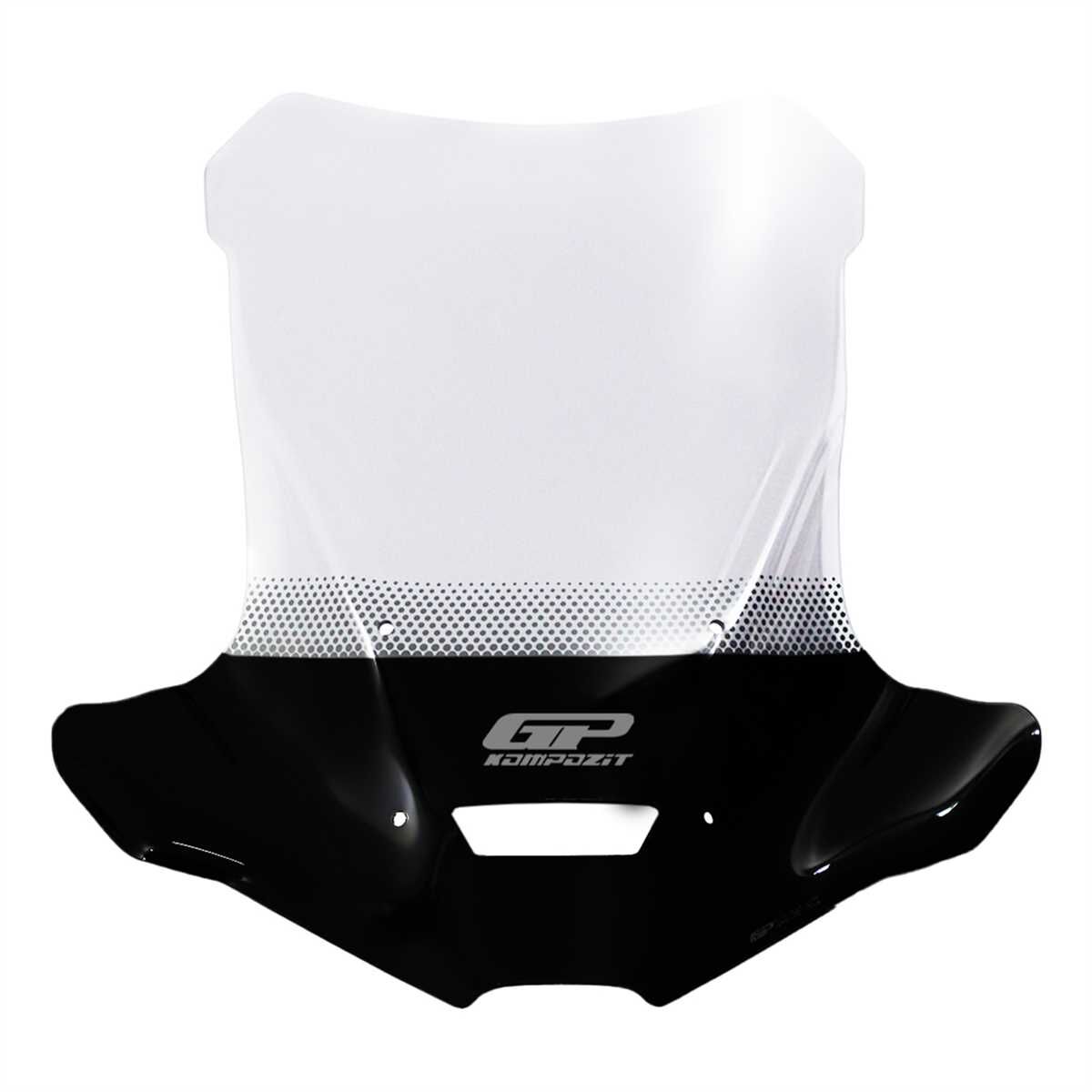 GP Kompozit Honda NC 700 X / NC 750 X 2016-2020 Uyumlu Baskılı Ön Cam Şeffaf