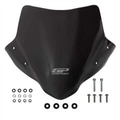 GP Kompozit Honda CB750 Hornet 2023-2024 Uyumlu Ön Cam Siyah