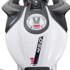 GP Kompozit CF Moto 450 NK 2024 Uyumlu Tank Pad Beyaz
