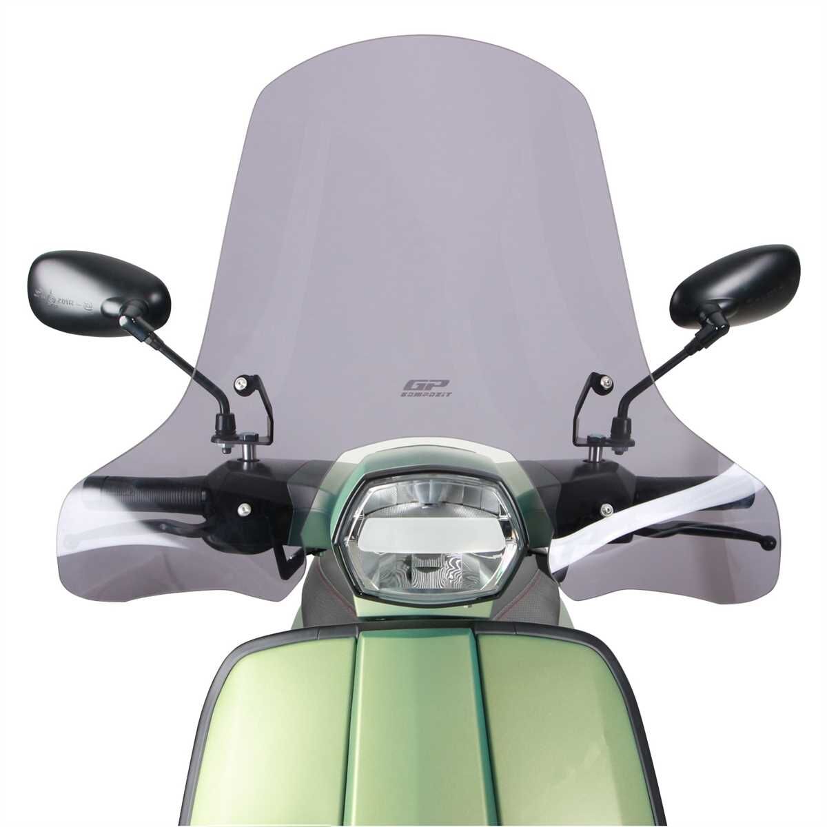 GP Kompozit Lambretta V125 / V200 Special 2021-2023 Uyumlu Ön Cam Füme