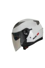 ÇENSİZ KASK PARLAK BEYAZ