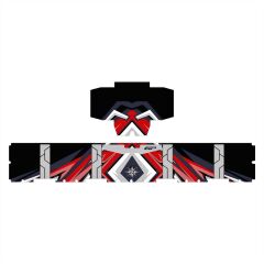GP Kompozit DSN10 57 lt Alüminyum Motosiklet Çanta Uyumlu Sticker