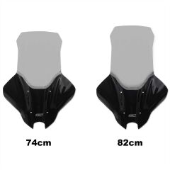 GP Kompozit Yamaha NMAX 125 / 155 2025 Uyumlu Elcikli Tur Camı Füme