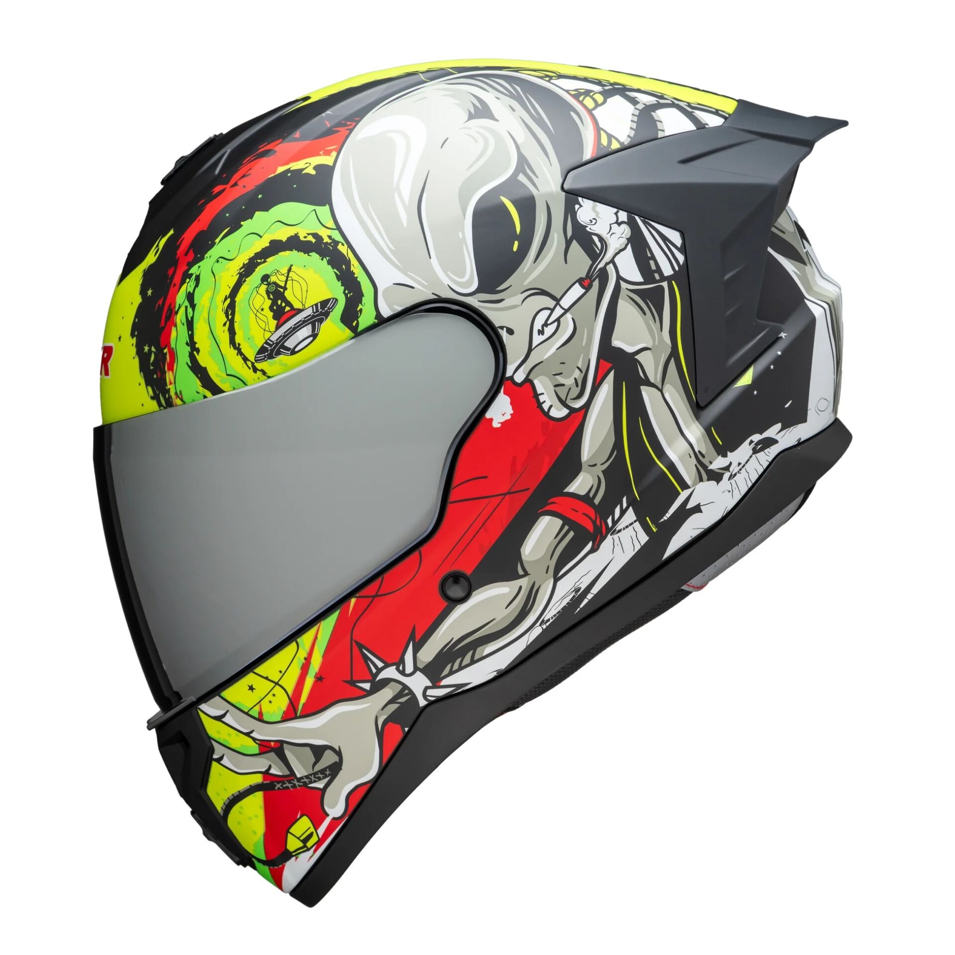 KAPALI KASK ( FULL FACE) UZAYLI GRAFİK